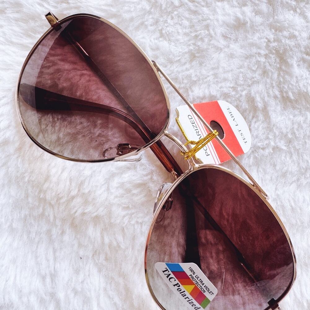 Freya Brown Polarized Aviator Sunglasses - Picture 2 of 14